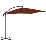 vidaXL Zweefparasol met stalen paal 250x250 cm, Verzenden, Nieuw, 2 tot 3 meter, Zweefparasol