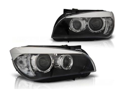 LED Angel Eyes koplamp Black geschikt voor BMW X1 E84, Auto-onderdelen, Verlichting, Nieuw, BMW, Verzenden