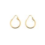 Gouden oorringen; Ø 14 mm (Oorbellen), Sieraden, Tassen en Uiterlijk, Oorbellen, Ophalen of Verzenden, Gebruikt, Overige kleuren