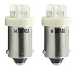 BA9s auto lamp 2 stuks T4W wit | LED kentekenverlichting/sig, Verzenden, Nieuw