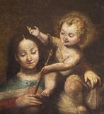 Italiaanse school (XVIII) - Madonna con Bambino, Antiek en Kunst