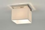 Rietveld Plafondlampen - Wit - Stof, Huis en Inrichting, Lampen | Plafondlampen, Verzenden, Nieuw