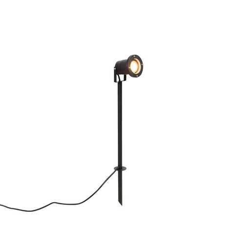 Prikspot zwart verstelbaar IP44 incl. snoer en stekker -, Tuin en Terras, Buitenverlichting, Nieuw, Minder dan 50 watt, Overige materialen