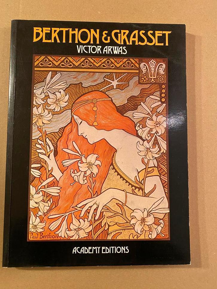 Art Nouveau - Berthon Grasset - Posters Illustraties Doeken, Boeken, Kunst en Cultuur | Beeldend, Zo goed als nieuw, Schilder- en Tekenkunst