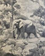 300x280cm! Exclusieve stof Luxury Safari Artmaison -