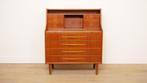 Vintage secretaire | Teak | 94 cm, Huis en Inrichting, Kasten | Secretaires, Ophalen of Verzenden, Nieuw