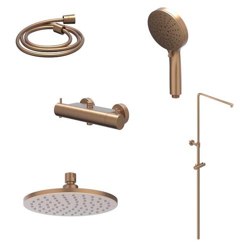 Regendoucheset IVY Bond Opbouw Thermostatisch 20 cm Medium, Doe-het-zelf en Verbouw, Sanitair, Kraan, Nieuw, Ophalen of Verzenden