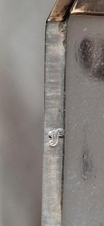 Pepermuntdoos - Antieke puntgave strakke en gladde vierkante, Antiek en Kunst, Antiek | Goud en Zilver