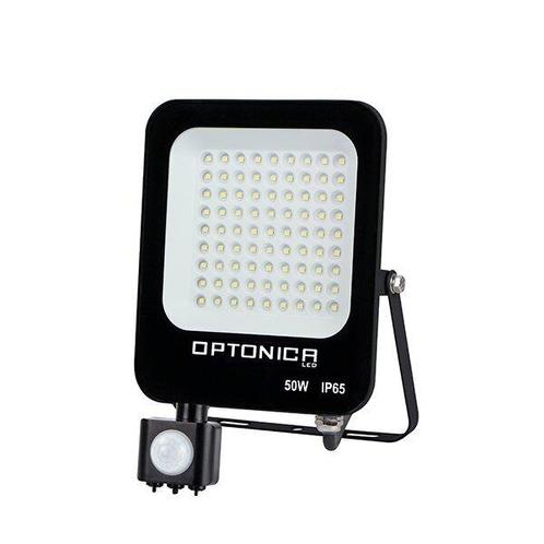 LED Bouwlamp - Schijnwerper met sensor | Basic serie, Doe-het-zelf en Verbouw, Bouwverlichting, Armatuur, Nieuw, 50 tot 200 watt