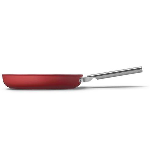 SMEG Koekenpan Rood - 30cm - OP=OP, Huis en Inrichting, Keuken | Potten en Pannen, Verzenden