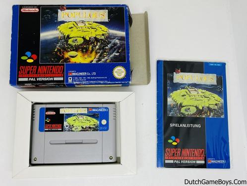 Populous - NOE, Spelcomputers en Games, Games | Nintendo Super NES, Gebruikt, Verzenden