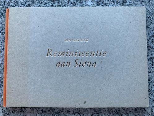 Reminiscentie aan Siena, Boeken, Kunst en Cultuur | Beeldend, Overige onderwerpen, Gelezen, Verzenden