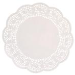 Witte Placemat Papier 26cm 16st, Verzenden, Nieuw