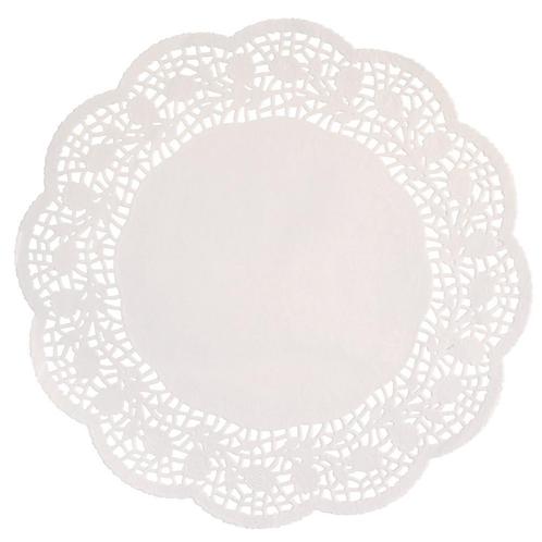 Witte Placemat Papier 26cm 16st, Hobby en Vrije tijd, Feestartikelen, Nieuw, Verzenden