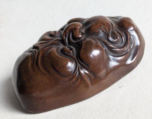 Geen masker - Gepatineerd brons - Japan - Meiji periode, Antiek en Kunst, Antiek | Overige Antiek