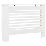 Radiatorombouw 112x19x81,5 cm MDF wit (Kachels), Verzenden, Nieuw