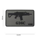 Patch G 36 C pvc met klittenband art no 10034, Verzamelen