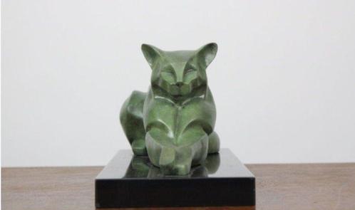 Decoux - Milo - Beeld, Milo - Cat - 16 cm - Marmer, Antiek en Kunst, Curiosa en Brocante