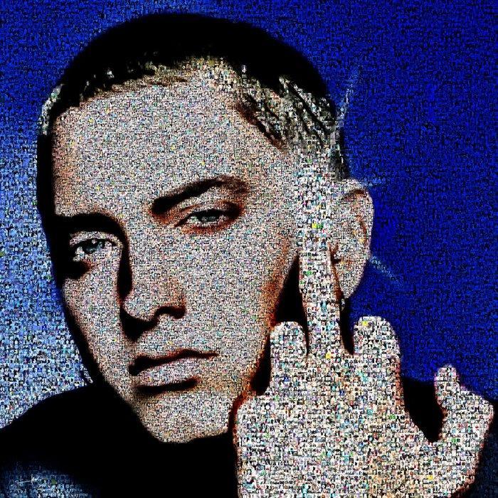 David Law - Crypto Eminem - Format XL - 60x60, Antiek en Kunst, Kunst | Designobjecten
