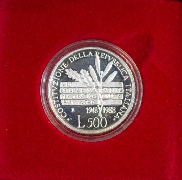 Italië. 500 Lire 1988 (Zonder Minimumprijs), Postzegels en Munten, Munten | Europa | Niet-Euromunten