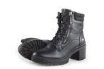 Mustang Veterboots in maat 40 Zwart | 10% extra korting, Kleding | Dames, Schoenen, Verzenden, Zwart, Overige typen, Zo goed als nieuw