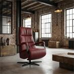 Leren relaxfauteuil met hartbalans Core - Massif Rubino, Bohemian, Industrieel, Modern, Scandinavisch, Nieuw, Ophalen of Verzenden
