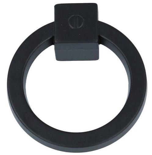 Ringgreep vast 60 mm zwart, Doe-het-zelf en Verbouw, Hang- en Sluitwerk, Nieuw, Ophalen of Verzenden