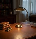 Tafellamp - Metaal - ronde tafellamp van glas