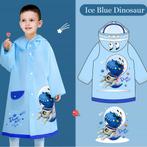 Regenjas / Regenponcho Ice Blue Dinosaur, Fietsen en Brommers, Fietsaccessoires | Fietskleding, Verzenden, Nieuw