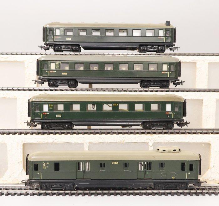 Märklin H0 - 4006/4007/4008 - Modeltrein personenwagen (4) -, Hobby en Vrije tijd, Modeltreinen | H0