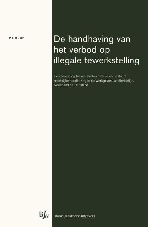 De handhaving van het verbod op illegale tewerkstelling, Boeken, Wetenschap, Zo goed als nieuw, Verzenden