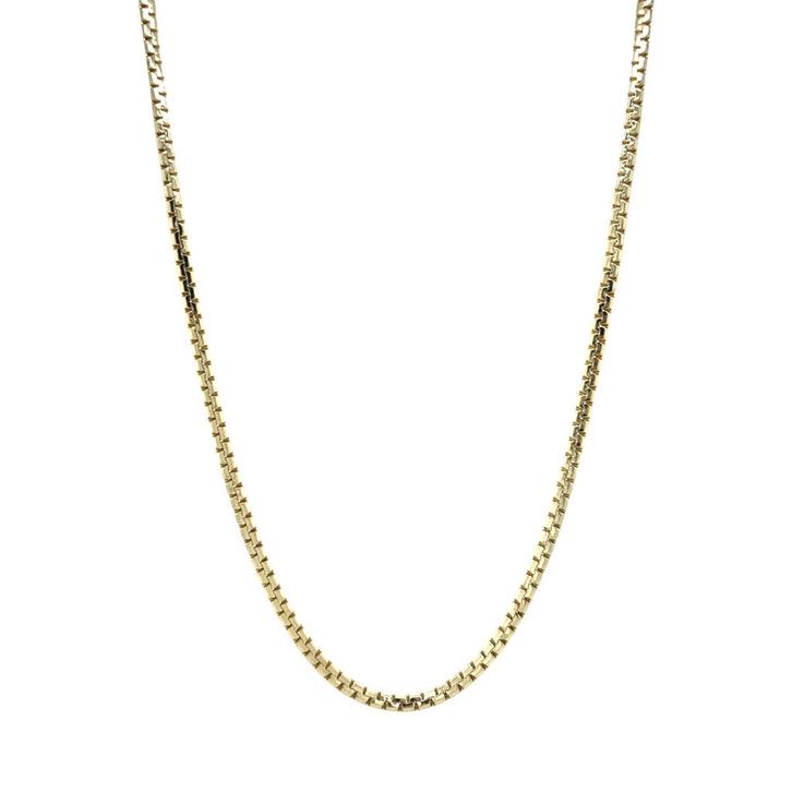 Gouden fantasie collier 70.5 cm 14 karaat, Sieraden, Tassen en Uiterlijk, Kettingen, Goud, Zo goed als nieuw, Goud, Verzenden