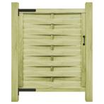 vidaXL Poort 100x125 cm groen geïmpregneerd grenenhout, Tuin en Terras, Tuinpoorten, Verzenden, Nieuw