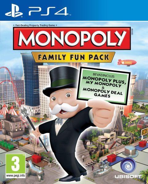 Monopoly Family Fun Pack-Standaard (PlayStation 4) Gebruikt, Spelcomputers en Games, Games | Sony PlayStation 4, Zo goed als nieuw