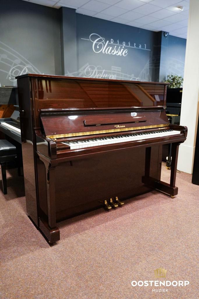 Otto Meister 118 PM messing piano, Muziek en Instrumenten, Piano's, Piano, Bruin