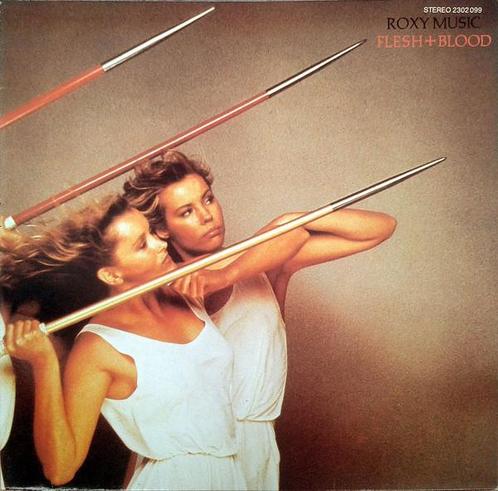 LP gebruikt - Roxy Music - Flesh + Blood, Cd's en Dvd's, Vinyl | Rock, Zo goed als nieuw, Verzenden