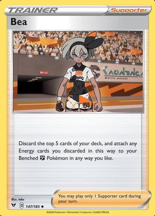 Bea 147/185 Vivid Voltage, Hobby en Vrije tijd, Verzamelkaartspellen | Pokémon, Losse kaart, Nieuw, Foil, Ophalen of Verzenden