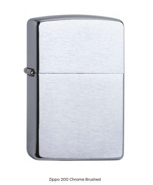 Zippo 200 Chrome Brushed, Verzamelen, Rookartikelen, Aanstekers en Luciferdoosjes, Aansteker, Nieuw, Verzenden