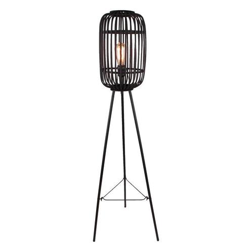 Moderne Vloerlamp Brain, zwart, hout, Huis en Inrichting, Lampen | Vloerlampen, Nieuw, Hout, 150 tot 200 cm, Ophalen of Verzenden