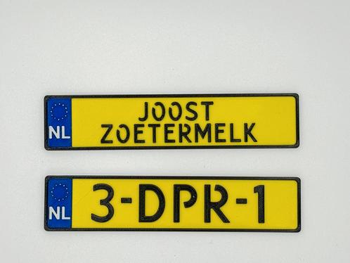 Op maat gemaakte kentekenplaat (gepersonaliseerd) 3D geprint, Diensten en Vakmensen, Bloemisten en Geschenken, Persoonlijke geschenken