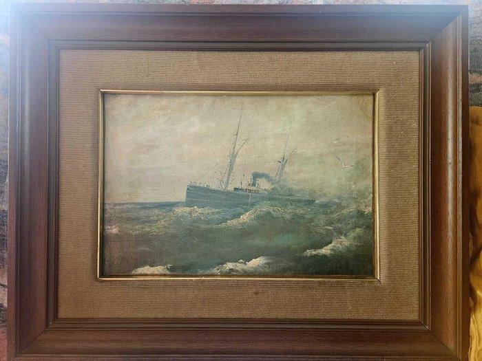 Eliseo Meifren (1859-1940), Navolger van - Naufragio, Antiek en Kunst, Kunst | Schilderijen | Klassiek