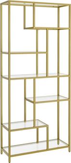 Openkast - opbergkast - boekenkast - hoogte 180 cm - glas, Verzenden, Nieuw
