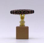 Zeldzame Oude Tibetaanse Draken Ader 6 Ogen Agaat Dzi Amulet, Nieuw