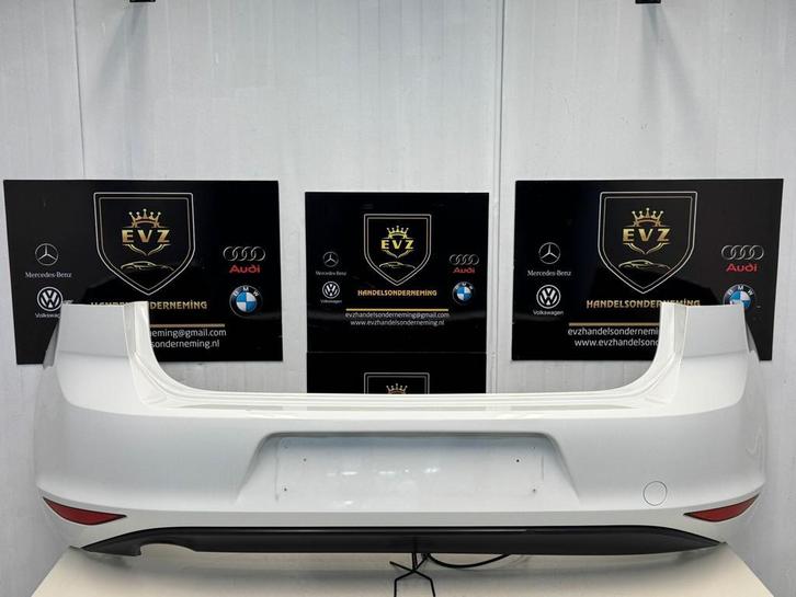 VW Golf 7 VII AUA bj.2016 achterbumper art.5G6807421 wit, Auto-onderdelen, Carrosserie en Plaatwerk, Gebruikt, Volkswagen, Achter