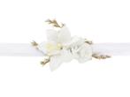 Witte Bloemen Armband, Verzenden, Nieuw