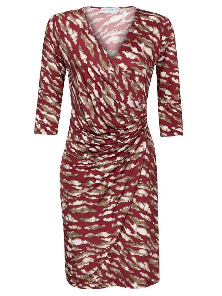 Jurk Katja Bordeaux jurk casual bordeaux rood Jurken Marktplaats