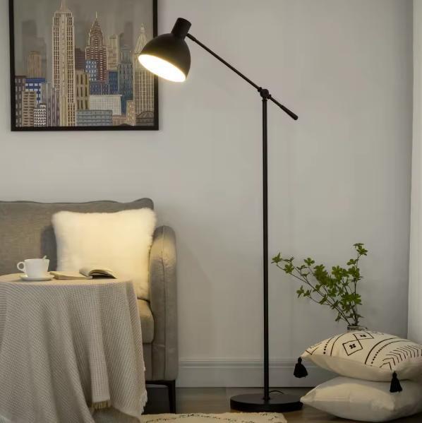 Industriële Vloerlamp – Verstelbaar Hoogte met Balance-Arm, Huis en Inrichting, Lampen | Vloerlampen, Nieuw, Verzenden