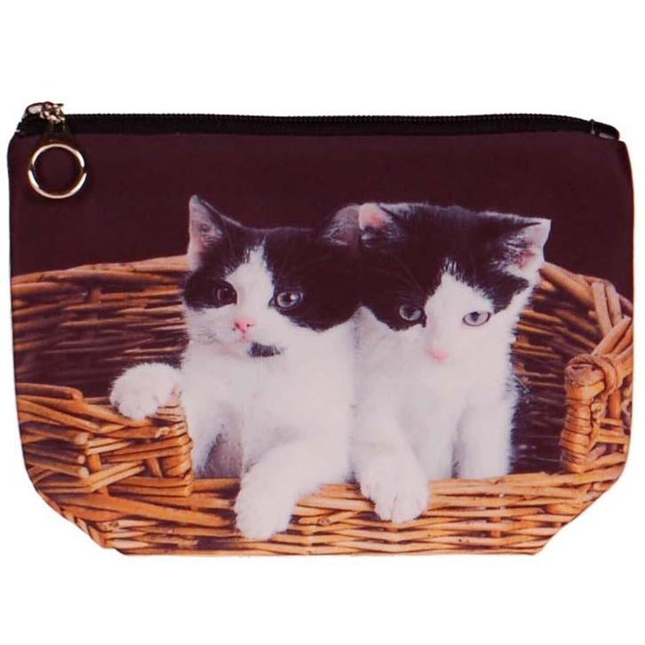 Toilettas Poes NIEUW, Sieraden, Tassen en Uiterlijk, Toilettassen, Meisje, Nieuw, Ophalen of Verzenden