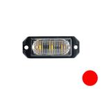 LED flitser 3-voudig ultra flat Rood, Ophalen of Verzenden, Nieuw