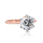Ring - 18 karaat Roségoud - 3.01ct. tw. Diamant (Natuurlijk), Sieraden, Tassen en Uiterlijk, Ringen, Nieuw